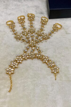 Hand made Kundan Panjangla