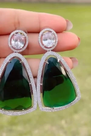 Emerald Regalia Dangles