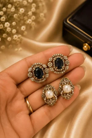 Irregular Veloura Studs
