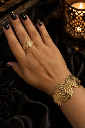 Coil style Handcuff with ring