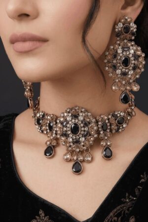 Kundan & Zircons Chokar set