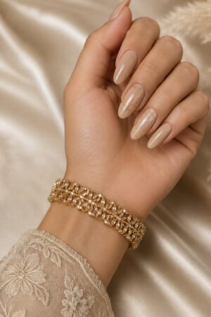 Gold plated Zircon Bangles