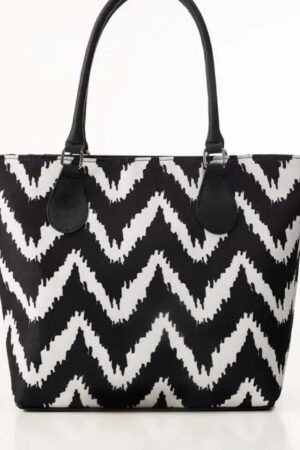 Zig Zag Luxe Tote
