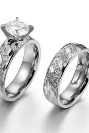 Platinum Solitaire Duo Stack