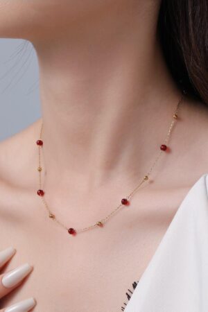 Red beads Multi purpose Chain