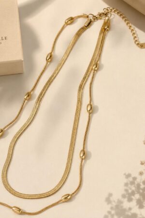 Double Layered Stainless Steel Chain