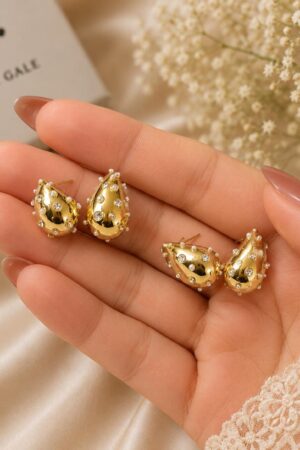 Tear Drop Stud earrings