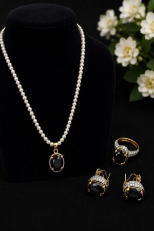 Onyx Noir Pearl Set 🖤