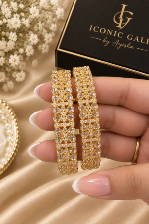 Aurum Rhinestone Bangles