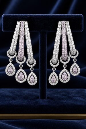American Diamond Sterling Silver Earrings